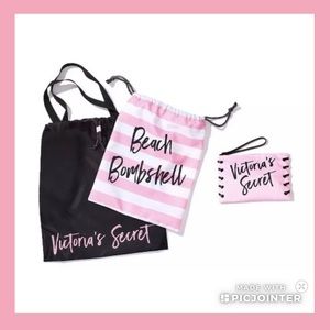 (SOLD) VS beach bombshell bag set
